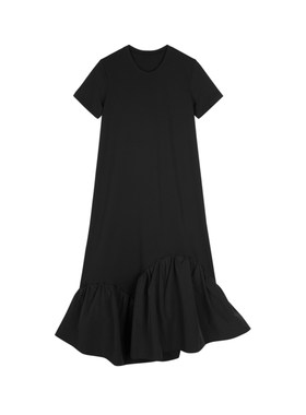 【断码】JNBY/江南布衣女装连衣裙H型淑女圆领花苞长裙通勤
