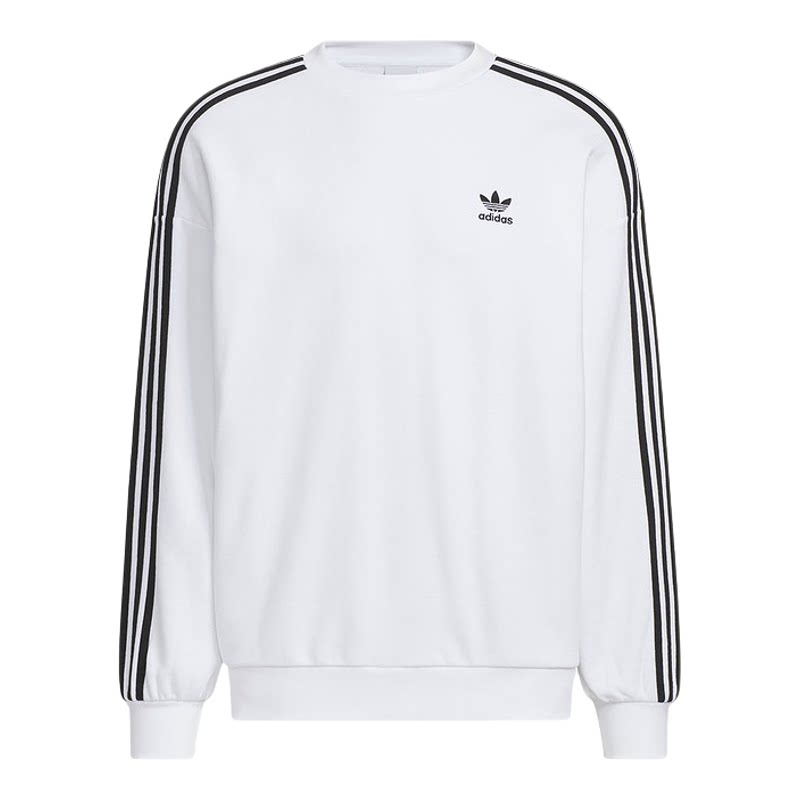 adidas三叶草圆领卫衣男女同款