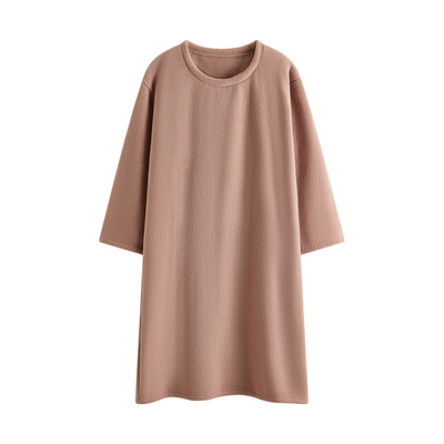 半边绒睡裙女秋冬2025新款家居服