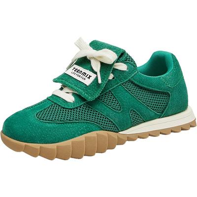 天美意小酷盖厚底翻盖阿甘德训鞋女复古运动鞋新款KG048CM4