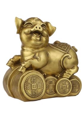 纯铜猪摆件招财生肖猪金猪福猪