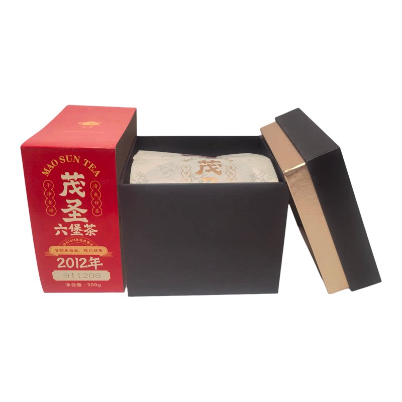 茂圣六堡茶2012陈化礼盒一级