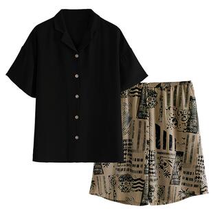 睡衣男夏季冰丝短袖薄款2024年新款男士宽松大码夏天家居服套装