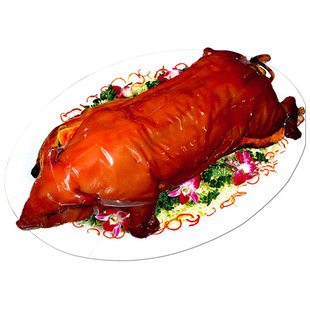 荣昌脆皮烤乳猪整只6斤广式烤全猪地方特产美食过年送礼年货礼盒