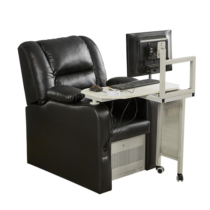 台式网吧一体可躺沙发舒适久坐电脑沙发椅网咖家用主播单人电竞椅