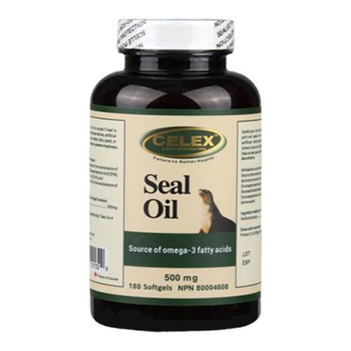 CELEX加拿大原装进口海豹油软胶囊欧米伽3适合中老年人吃的保健品