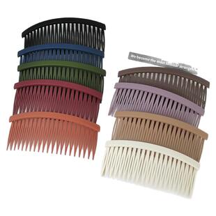 新款发梳插梳女前额刘海碎发整理神器后脑勺发箍发卡头饰头箍