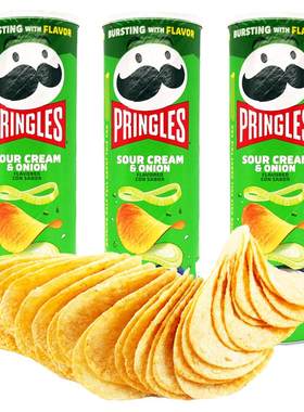 Pringles薯片美国进口6罐送一