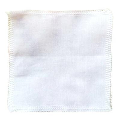 纯棉扎染小方巾植物拓染蜡染白布幼儿园学生手工diy绘画刺绣手帕