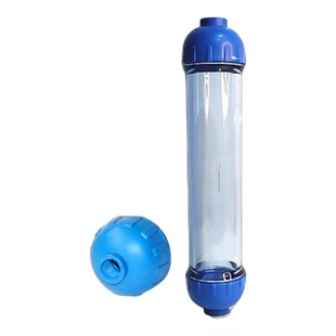 10寸大小t33半透明锁牙壳 2分3分滤料壳 透明小T33外壳可填充滤料