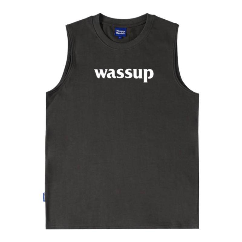 美式背心字母潮牌WASSUPHEODS