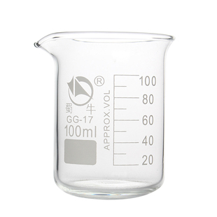 蜀牛耐高温玻璃烧杯量杯50 100 250 500 1000 2000ml实验器材刻度