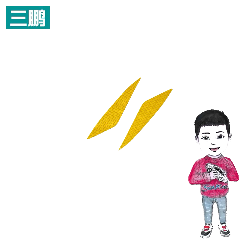 23款RAV4荣放大灯美规贴反光贴纸