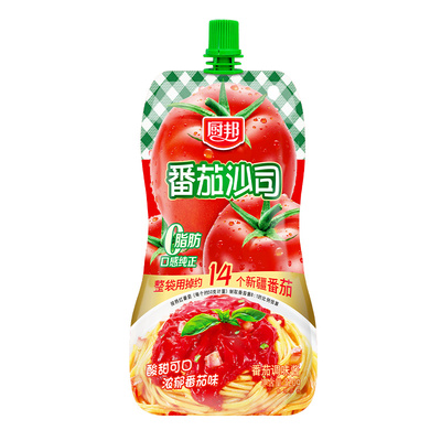 厨邦番茄酱沙司320g番茄调味酱