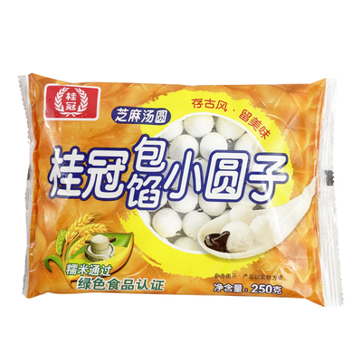 桂冠红白小圆子香糯元宵早餐风味
