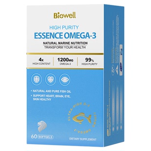 biowell圣库克海益臣深海鱼油99%高纯浓度omega3官方旗舰店进口
