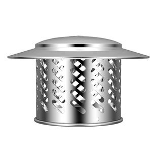 屋顶排气管罩不锈钢防雨帽防鸟鼠pvc排气通风口透气烟囱烟道伞帽