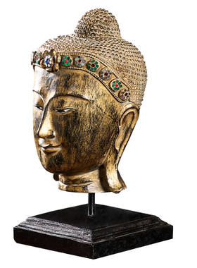 客餐厅玄关立体佛头装饰品摆件