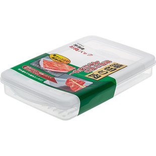 日本进口冻肉冻虾肉类收纳盒食品级冰箱冷冻室备菜分装密封保鲜盒