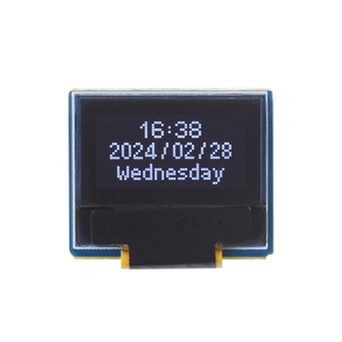 微雪 0.49寸OLED显示屏模块 SSD1315驱动芯片 黑白液晶屏 I2C通信