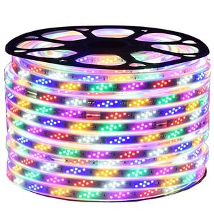 跑马灯流水灯带户外防水霓虹室外彩灯七彩变色招牌闪光led软灯条