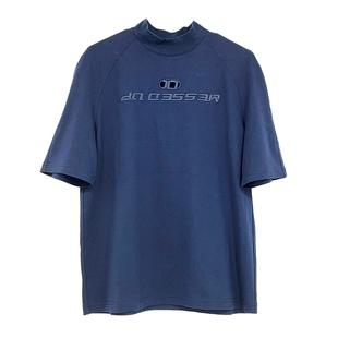 YOUWEI【优惠专属】10号刺绣高领宽松短袖T恤休闲街头 Y1123308