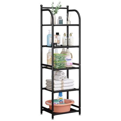 浴室落地置物架夹缝架铁艺脸盆架