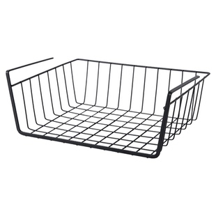 桌下收纳架置物架宿舍挂篮好物书桌下挂衣柜分层隔板桌面挂架神器