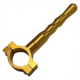 边撑摩托车铝合金块支架加长杆脚踢侧踢延电动车适用于辅助架改成