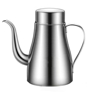 【超大4斤】新款厨房油壶大容量家用大号油瓶油罐容器油桶白钢