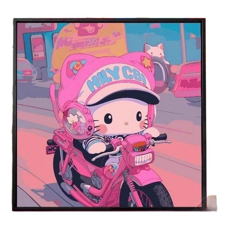 潮流Hellokitty凯蒂猫装饰画挂画