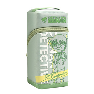 名侦探柯南笔袋立式笔桶儿童小学生男孩大容量文具盒新款卡通铅笔盒中学生女孩高颜值收纳包网红爆款创意笔盒