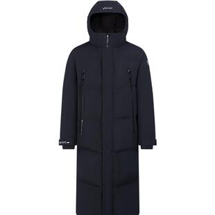 【鹅绒】波司登冬季女户外经典连帽羽绒服女长款蓄热外套