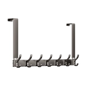 门后挂钩加长挂衣架卧室门上挂架免打孔门背式置物收纳神器衣帽钩