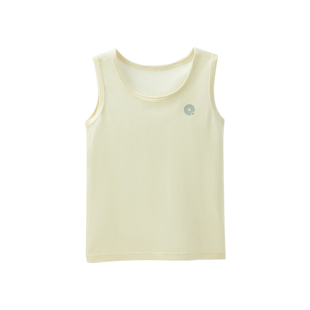Q21天丝棉儿童背心男女童宝宝春夏薄款吸湿透气内搭外穿无袖上衣