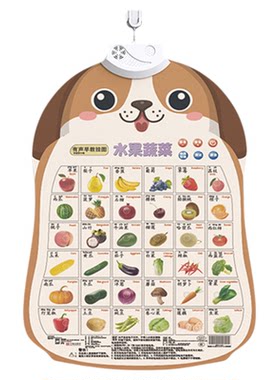 0-1岁婴儿玩具有声早教挂图
