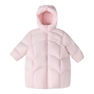 笛莎官方旗舰童装女童长款羽绒服秋冬季新款宝宝儿童三防蓄热外套