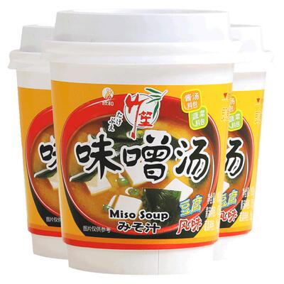 竹笙豆腐味噌汤3杯日式味噌汤