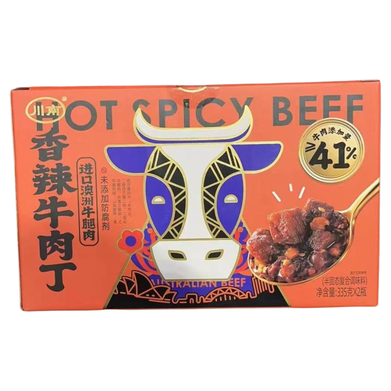 川南香辣牛肉丁酱香浓郁牛肉酱