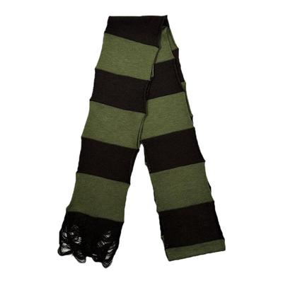 柔软拼色装饰造型小围巾韩风春夏