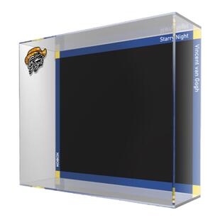 KGBOX用于乐高21333梵高星月夜亚克力防尘展示盒透明星空积木