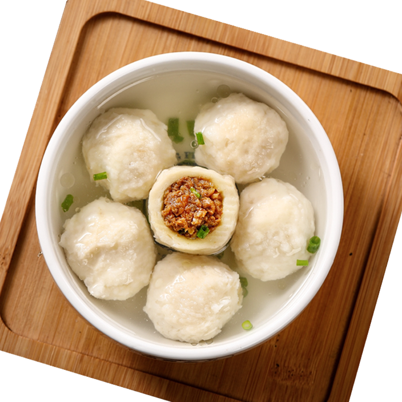 福建福州鱼丸丽勇店手工包心鱼丸鳗鱼丸鱼蛋关东煮食材500g批发