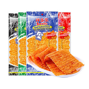 【自营】拌多乐泰国bento鱿鱼片进口海味零食超味辣条鱼干辣鱼片