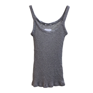 现货TALK TALK韩国东大门女四季通用低领无袖螺纹百搭吊带背心