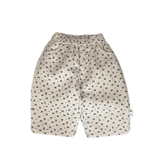 女童裤子冬季韩版碎花长裤女宝宝加绒保暖直筒裤婴幼儿洋气休闲裤