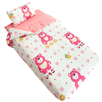 定做儿童100全棉磨毛被套单件120x150m幼儿园被罩男女孩秋冬加厚