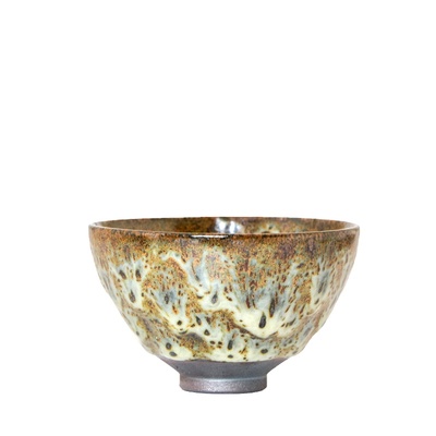 宋风居复古建盏茶杯陶瓷主人杯