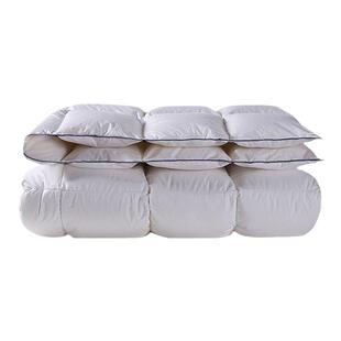 霞珍羽绒被95白鸭绒冬季加厚保暖被子被芯80支全棉抗菌冬被春秋被