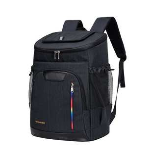 大号双肩背包户外冷藏箱加厚冰包野餐袋防水防撞外卖送餐便携35L