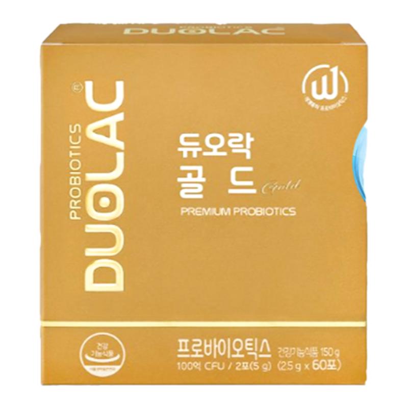 韩国DUOLAC黄金益生菌男士女士gold孕妇双岐杆菌菌养护肠道60包